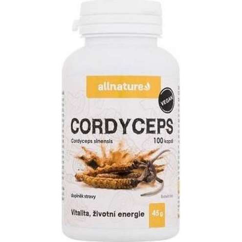 Allnature Cordyceps 100 kapslí